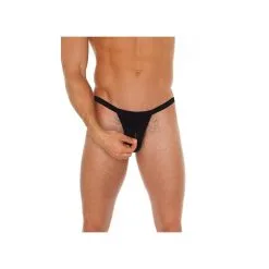 Amorable Zwarte String Met Ritssluiting