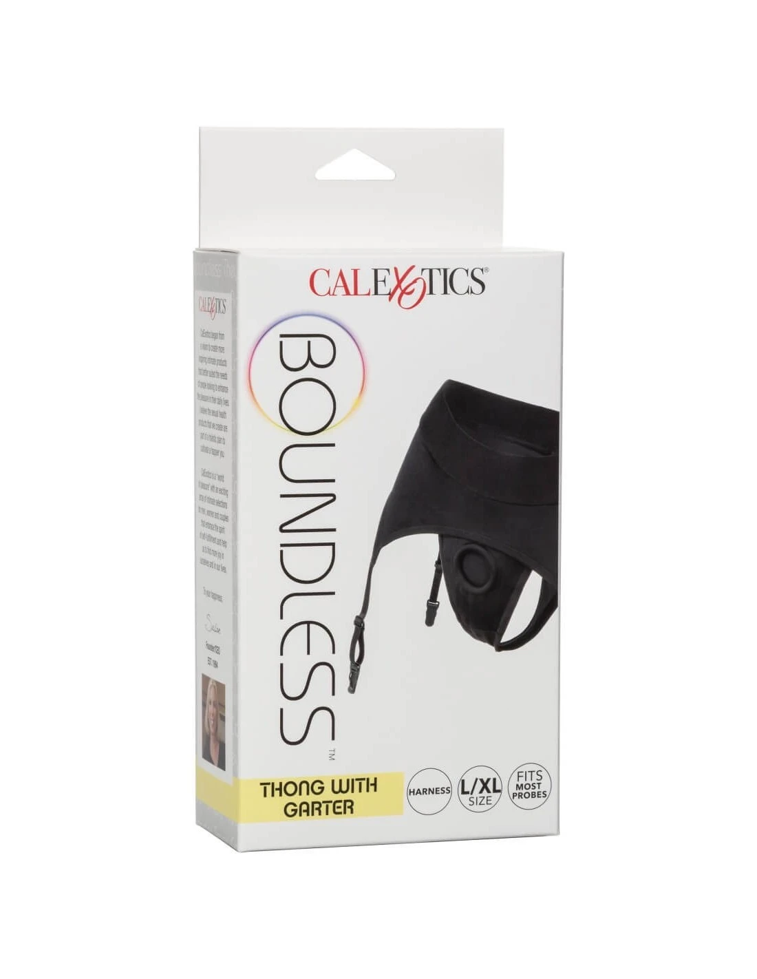 California Exotic Novelties CalExotics Boundless Thong With Garter XXL XXXL - Afbeelding 4