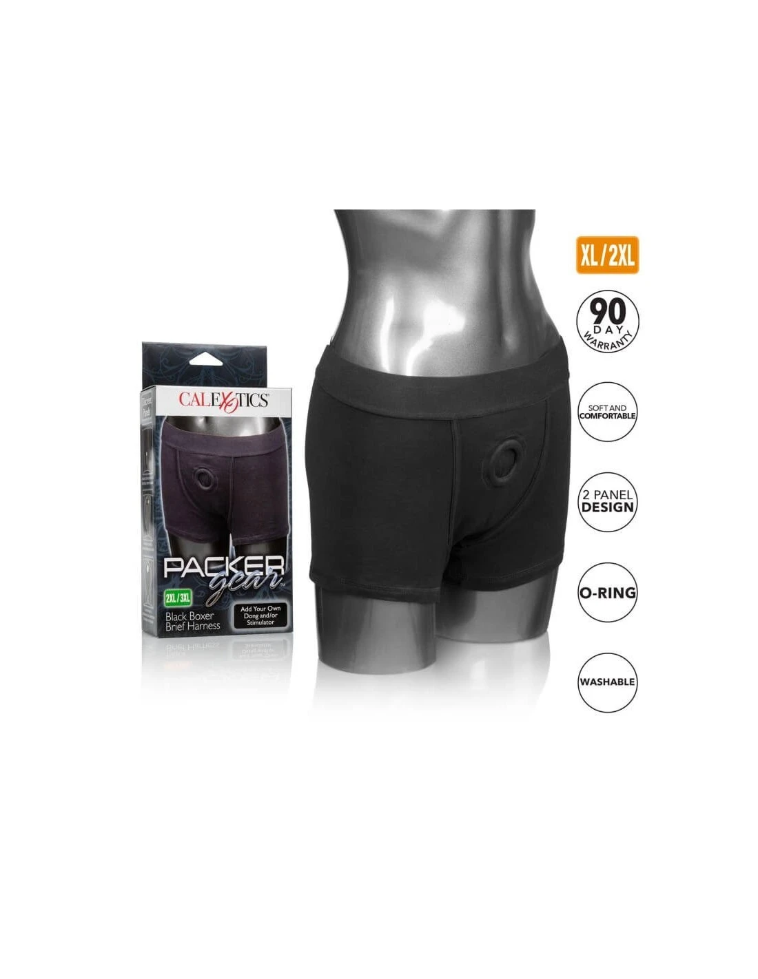 California Exotic Novelties CalExotics Boxer Brief Harness XL XXL - Afbeelding 3