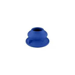 Shots Toys Crystalino Silicone Suction Cup Blue