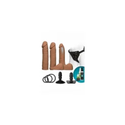 Doc Johnson Dual Density Ultraskyn Set Caramel