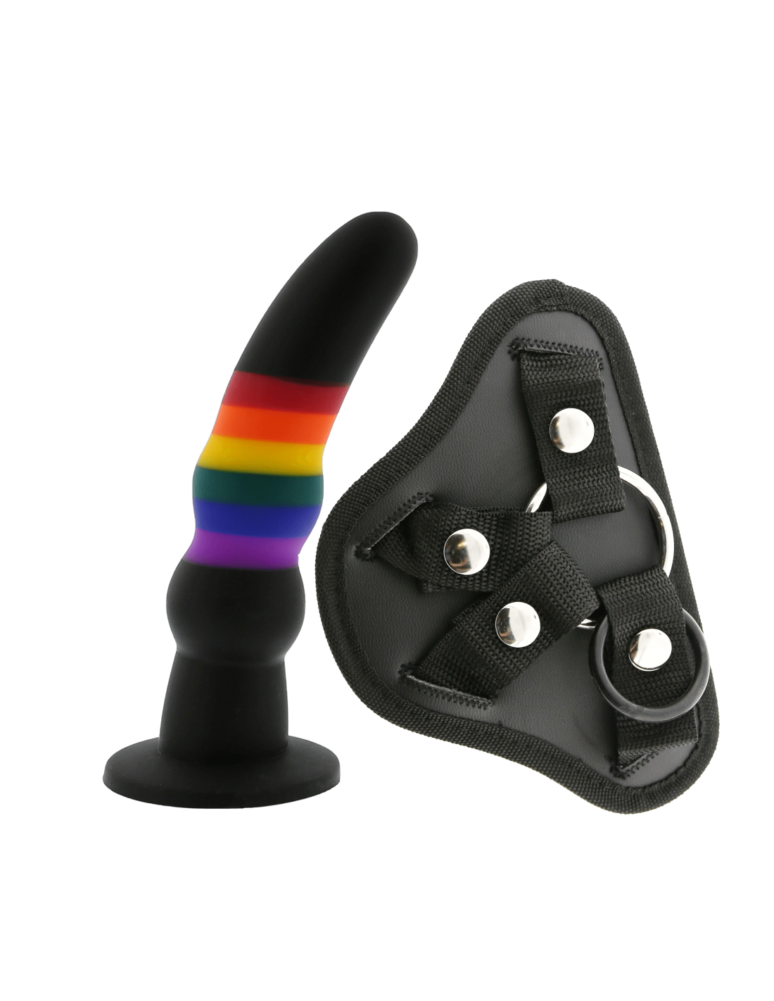 DreamToys Colourful Love Strap On Solid Dildo