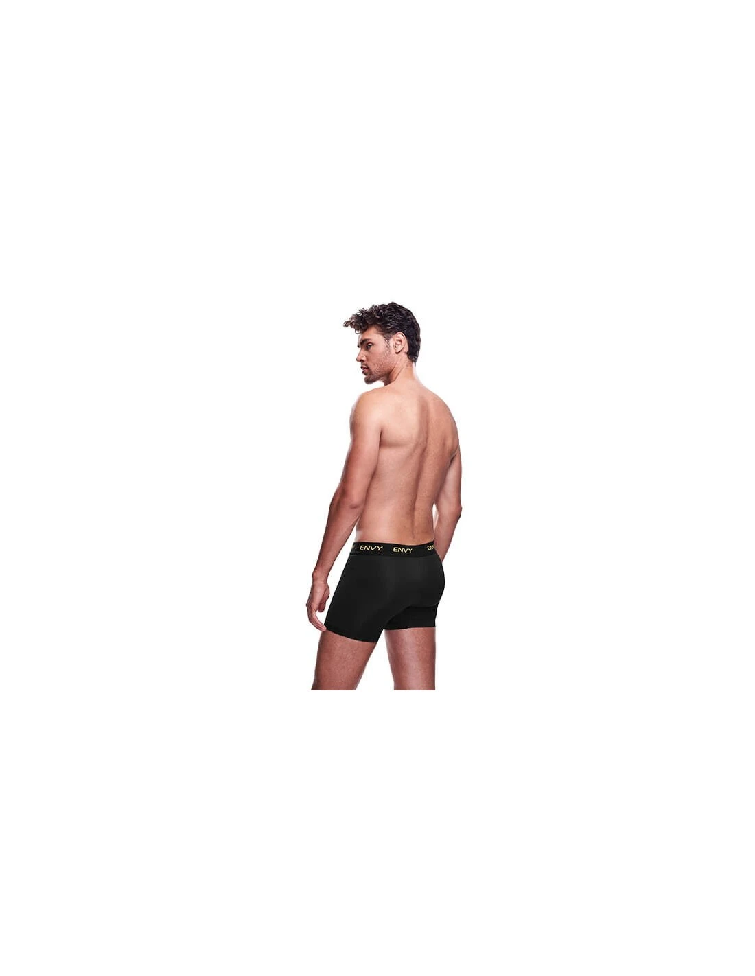 Envy Mesh Long Boxer Black S/M - Afbeelding 2