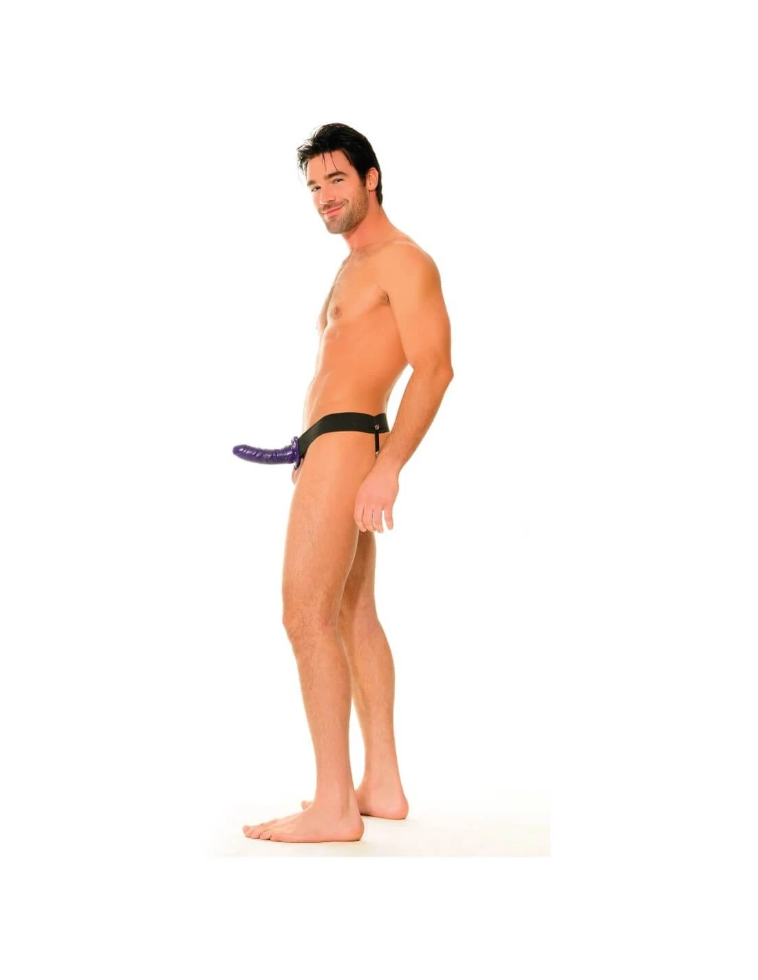 Fetish Fantasy Hollow Strap-on 6 Inch Purple - Afbeelding 2