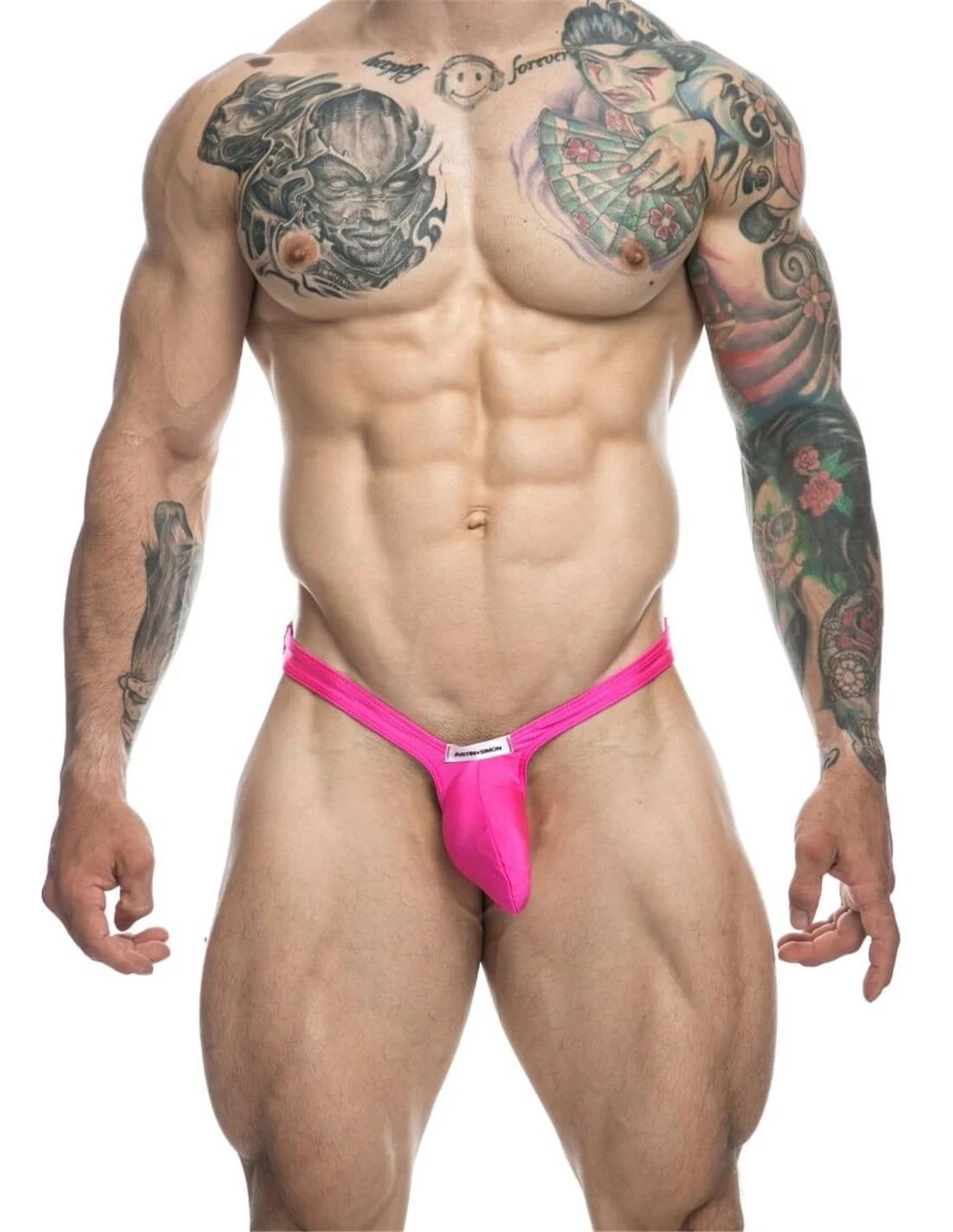 Justin And Simon’s Justin And Simon Bulge Thong Pink S - Afbeelding 2
