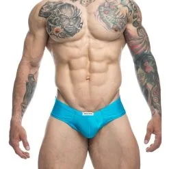 Justin And Simon’s Justin And Simon Cheek Bikini Aqua M