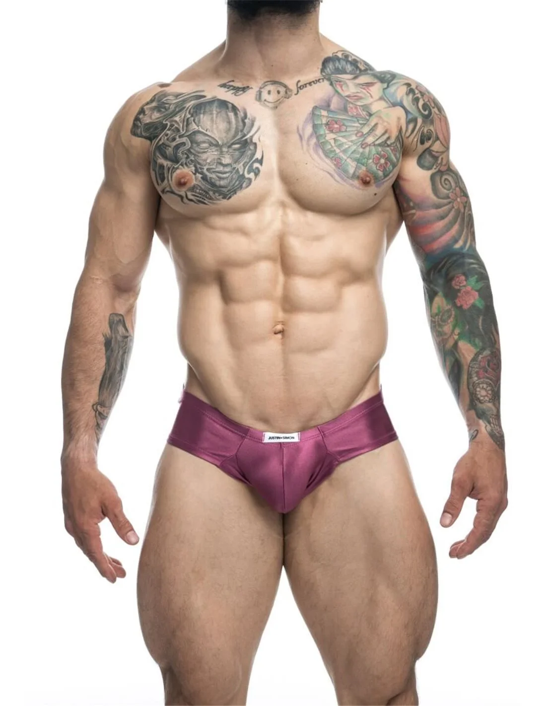 Justin And Simon’s Justin And Simon Cheek Bikini Fuchsia XL - Afbeelding 2