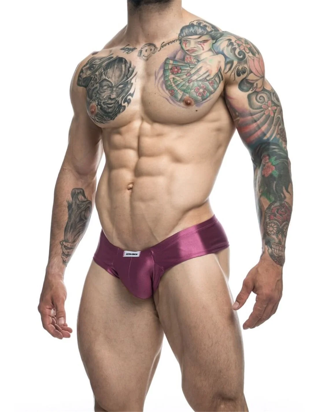 Justin And Simon’s Justin And Simon Cheek Bikini Fuchsia XL - Afbeelding 5