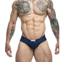 Justin And Simon’s Justin And Simon Cheek Bikini Navy Blue S