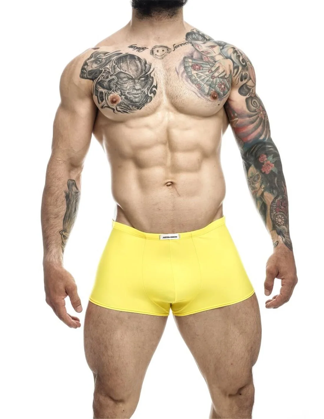 Justin And Simon’s Justin And Simon Classic Boxer Yellow M - Afbeelding 2