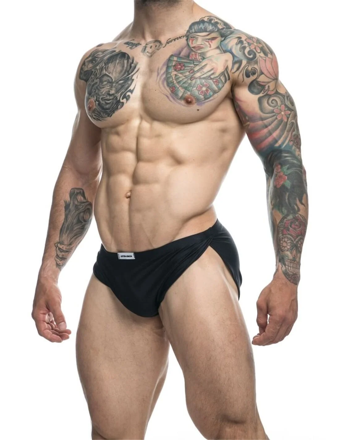 Justin And Simon’s Justin And Simon Running Short Black L/XL - Afbeelding 5