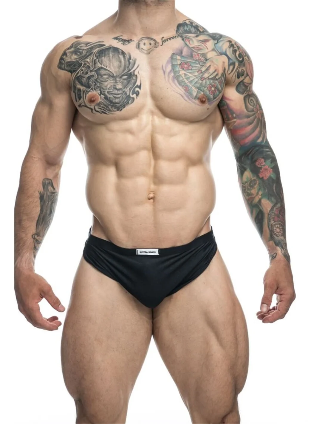 Justin And Simon’s Justin And Simon Running Short Black L/XL