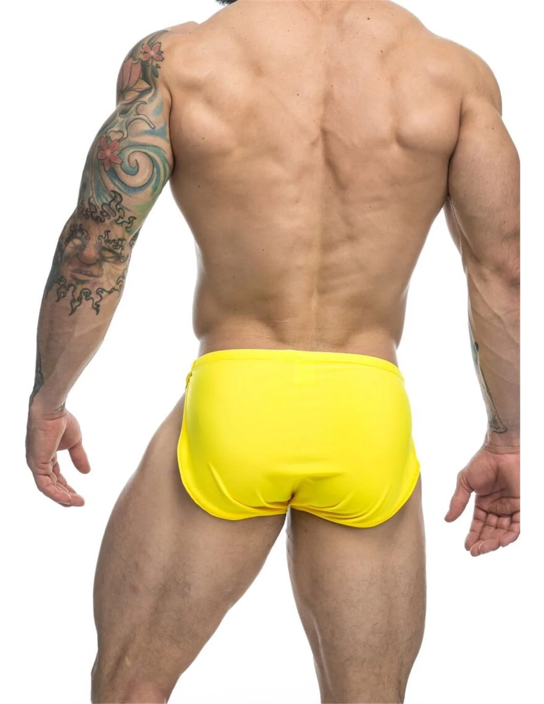 Justin And Simon’s Justin And Simon Running Short Yellow S/M - Afbeelding 4