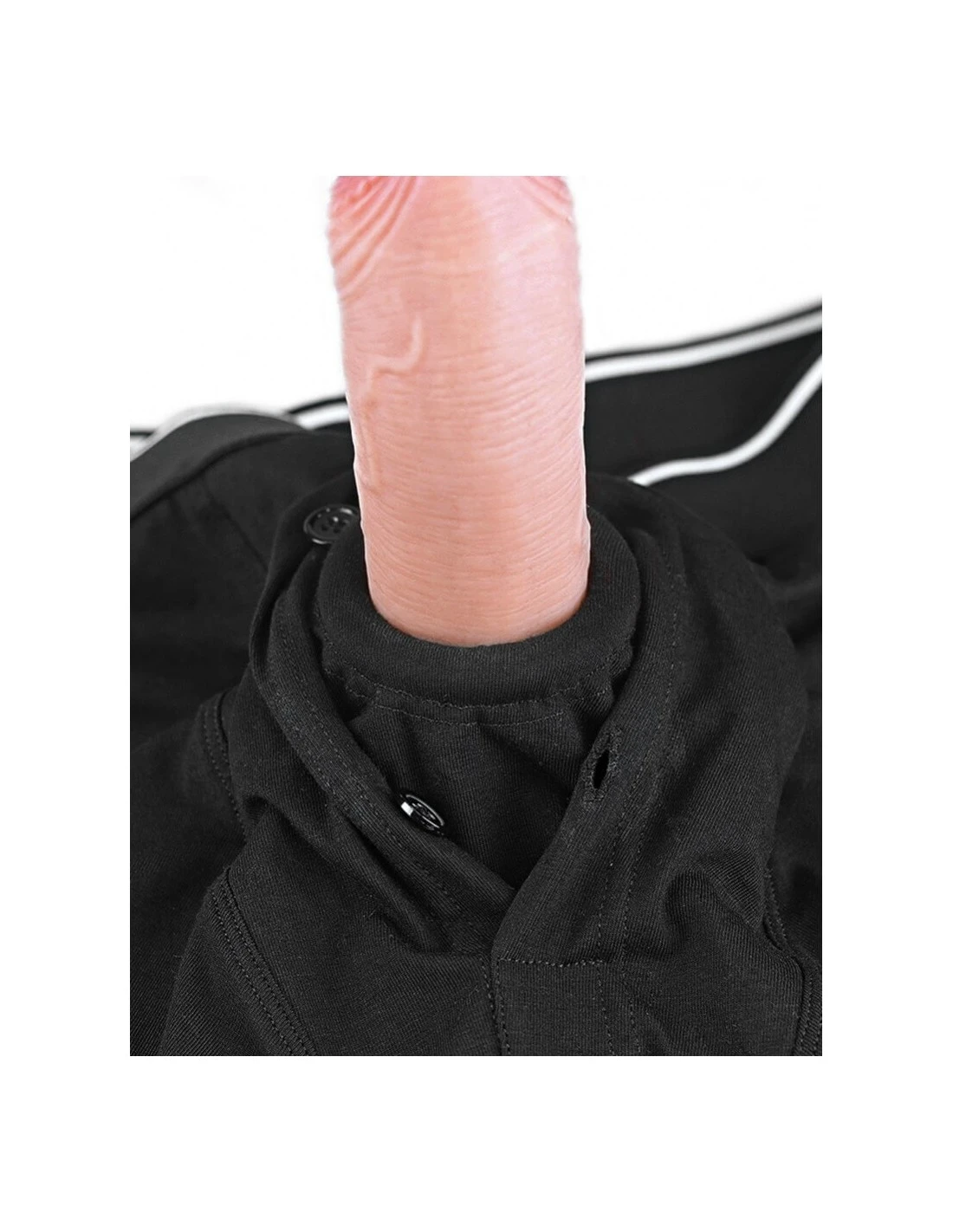 LoveToy Unisex Strap-on Shorts M Black - Afbeelding 3