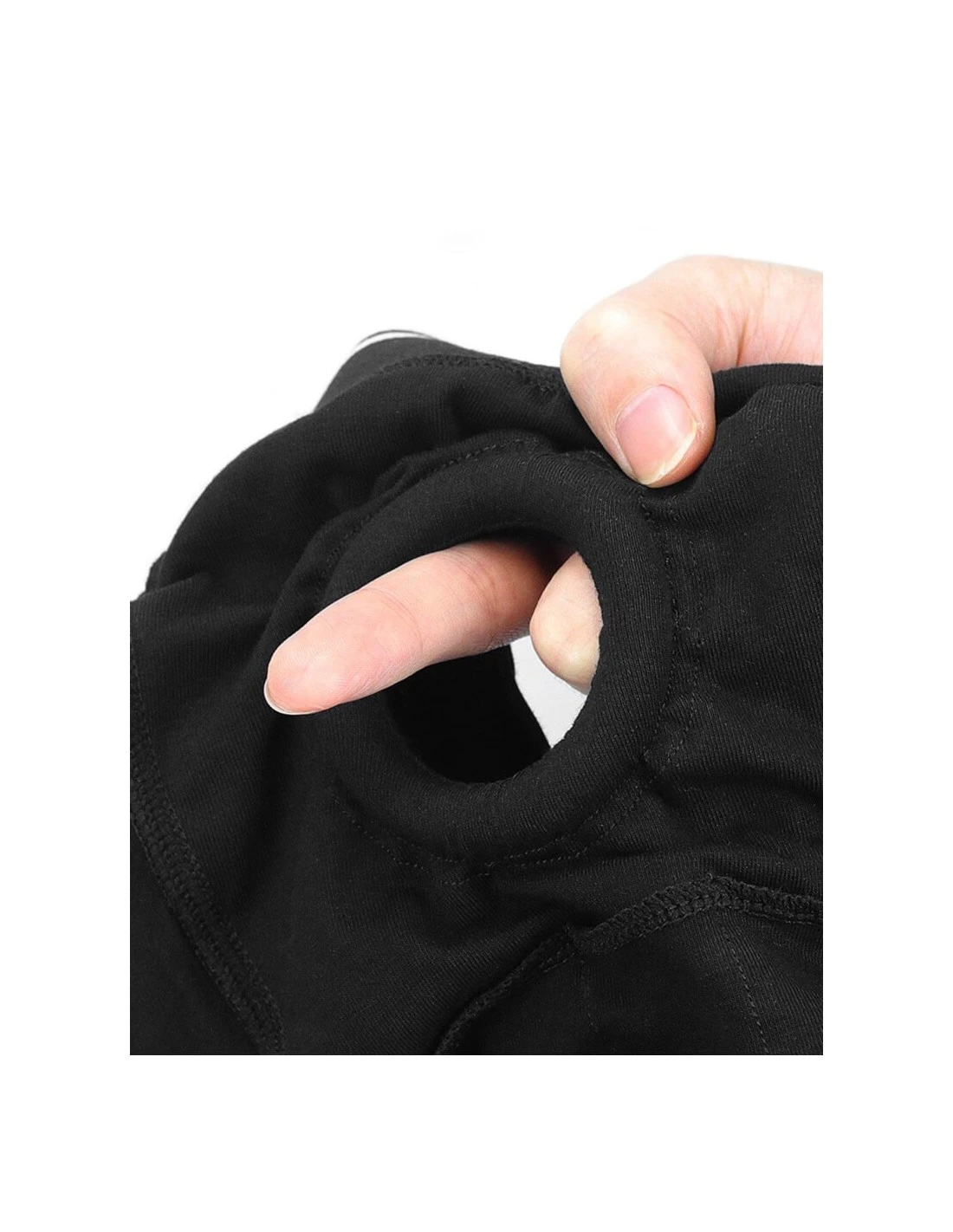 LoveToy Unisex Strap-on Shorts M Black - Afbeelding 4