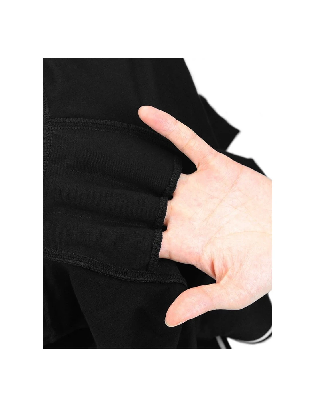 LoveToy Unisex Strap-on Shorts M Black - Afbeelding 5