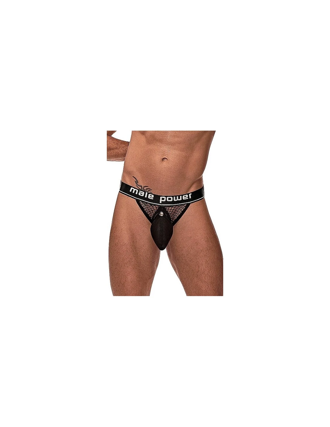 MalePower Male Power Cock Ring Jock Black S/M