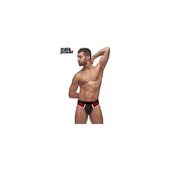 MalePower Male Power Retro Sport Panel Thong Black L/XL