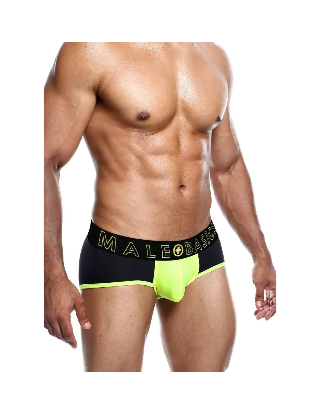 White Label MaleBasics Neon Brief Yellow XL - Afbeelding 4