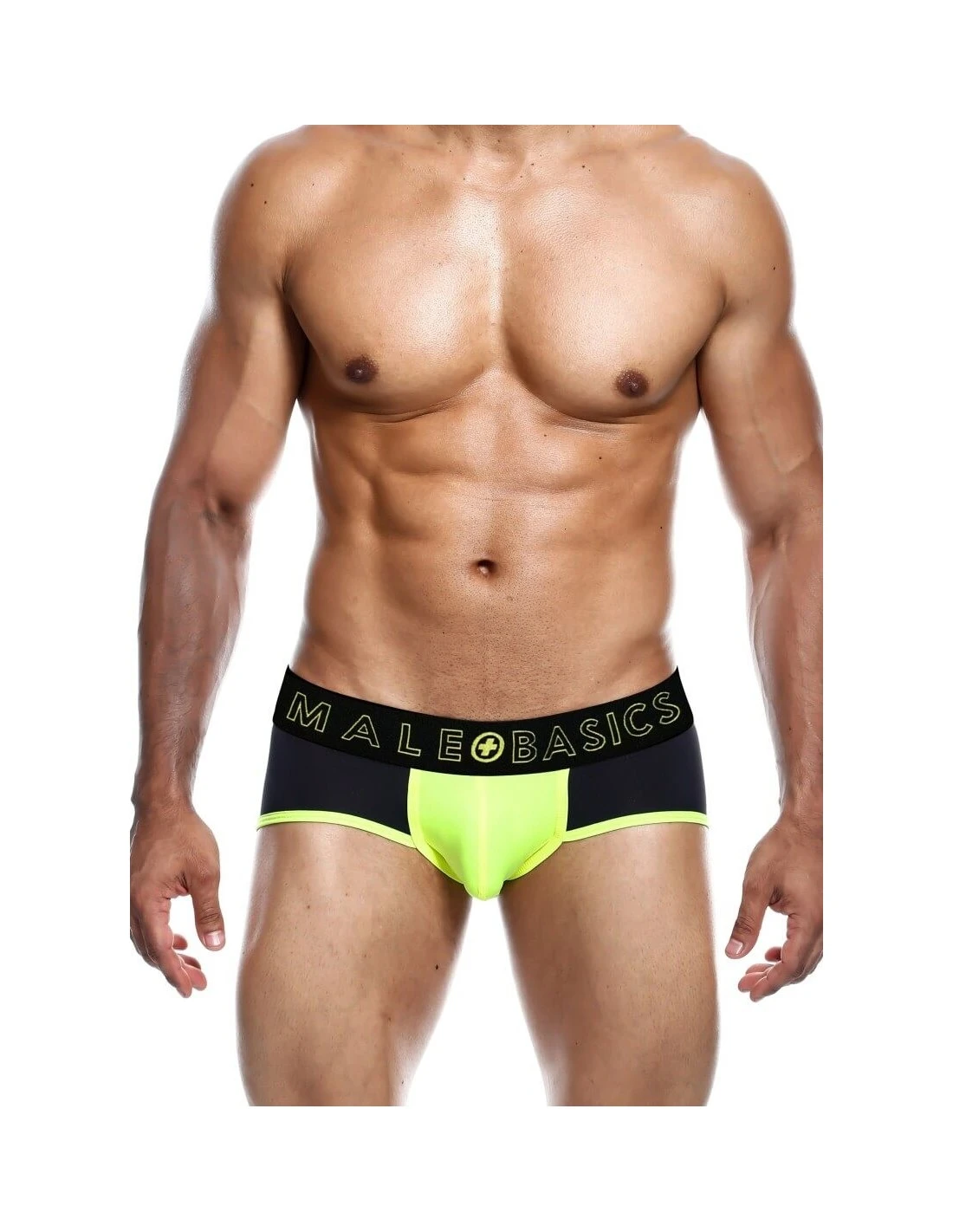 White Label MaleBasics Neon Brief Yellow XL - Afbeelding 5