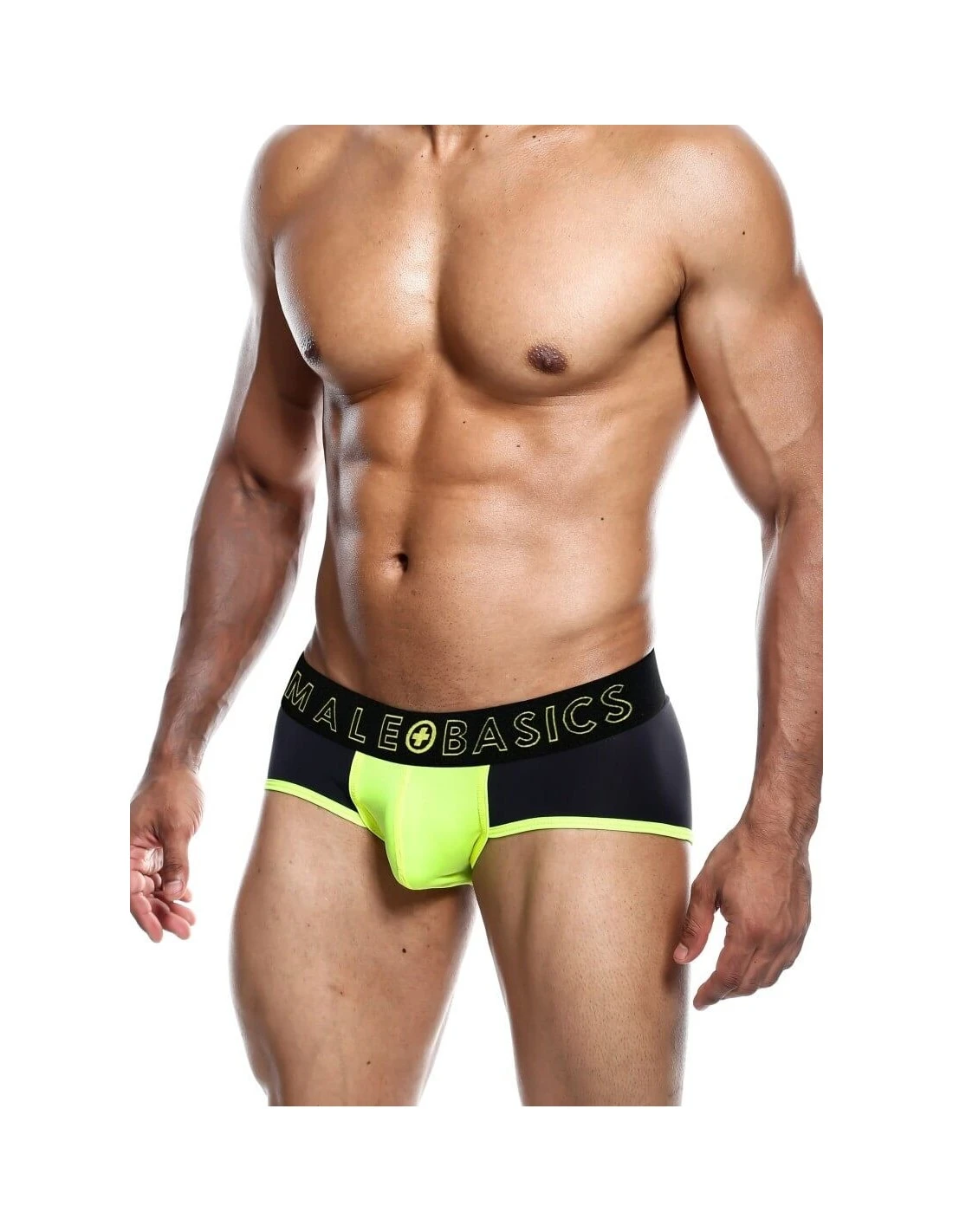 White Label MaleBasics Neon Brief Yellow XL