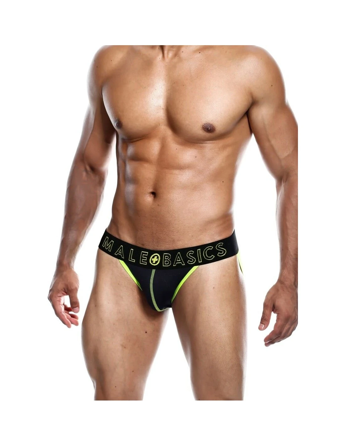 White Label MaleBasics Neon Jock Yellow XL