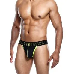 White Label Malebasics Neon Thong Yellow M