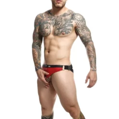 MOB DNGEON Cockring Jockstrap Red