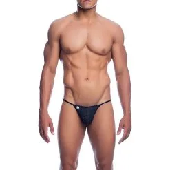MOB Microfiber V-string Black S/M
