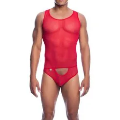 MOB Sexy Sheer Body Red S/M