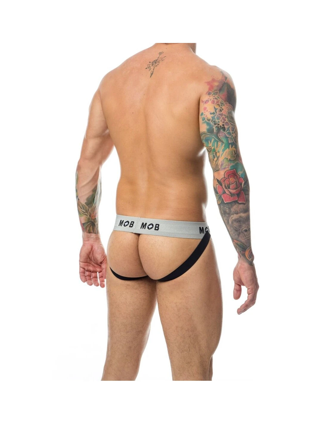 MOB Stripe Classic Jock White L - Afbeelding 2