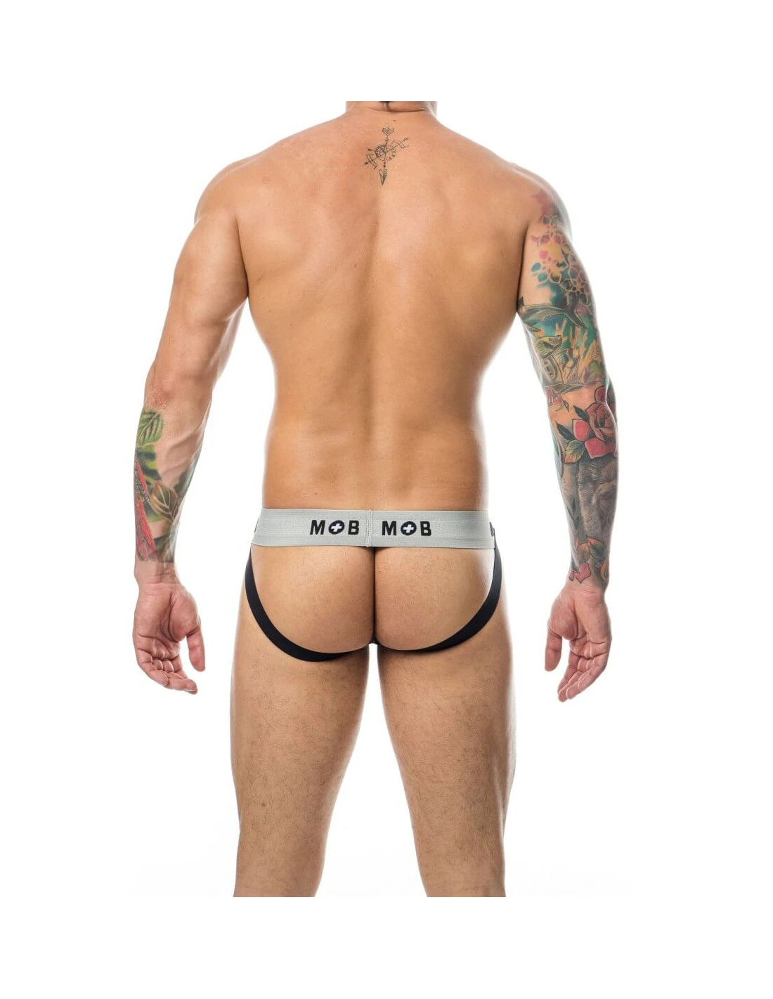 MOB Stripe Classic Jock White L - Afbeelding 4