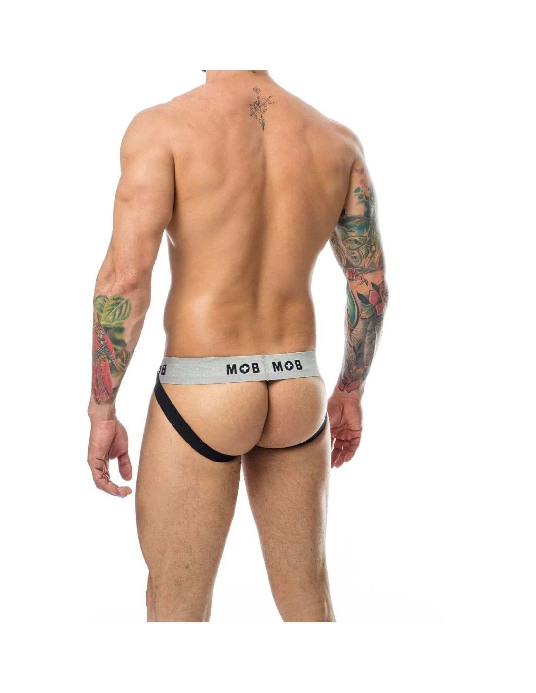 MOB Stripe Classic Jock White L - Afbeelding 5