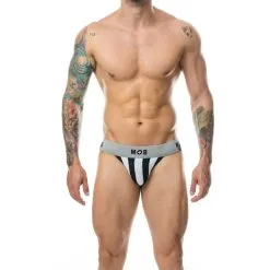 MOB Stripe Classic Jock White M