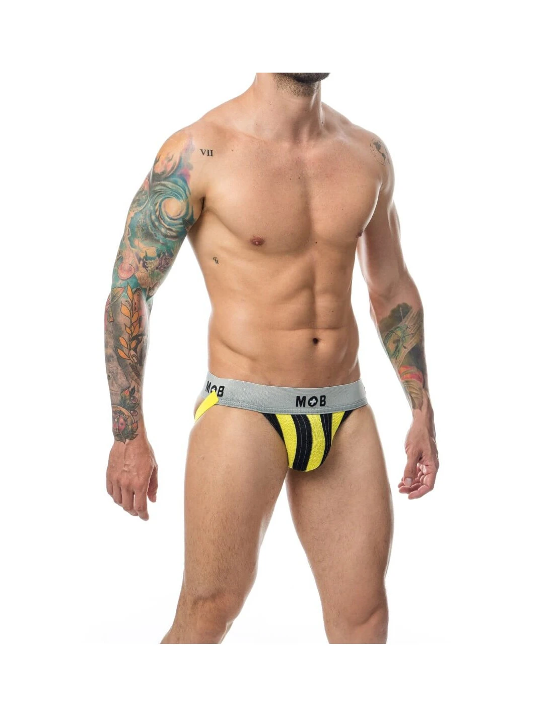 MOB Stripe Classic Jock Yellow M - Afbeelding 2