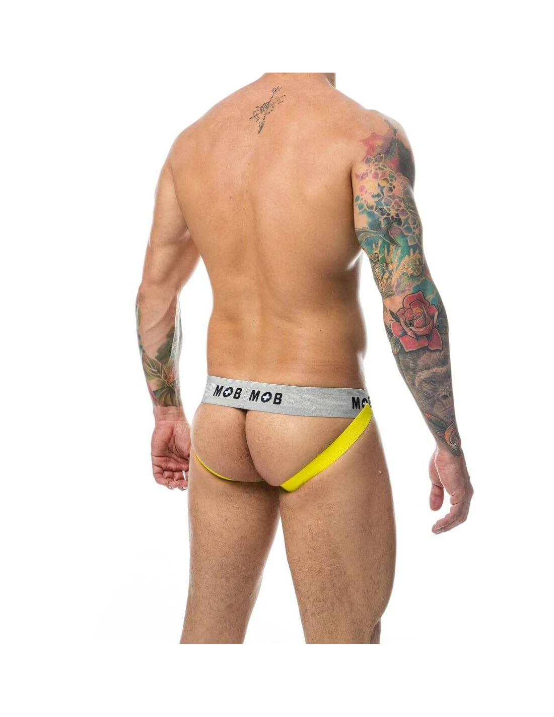 MOB Stripe Classic Jock Yellow M - Afbeelding 4