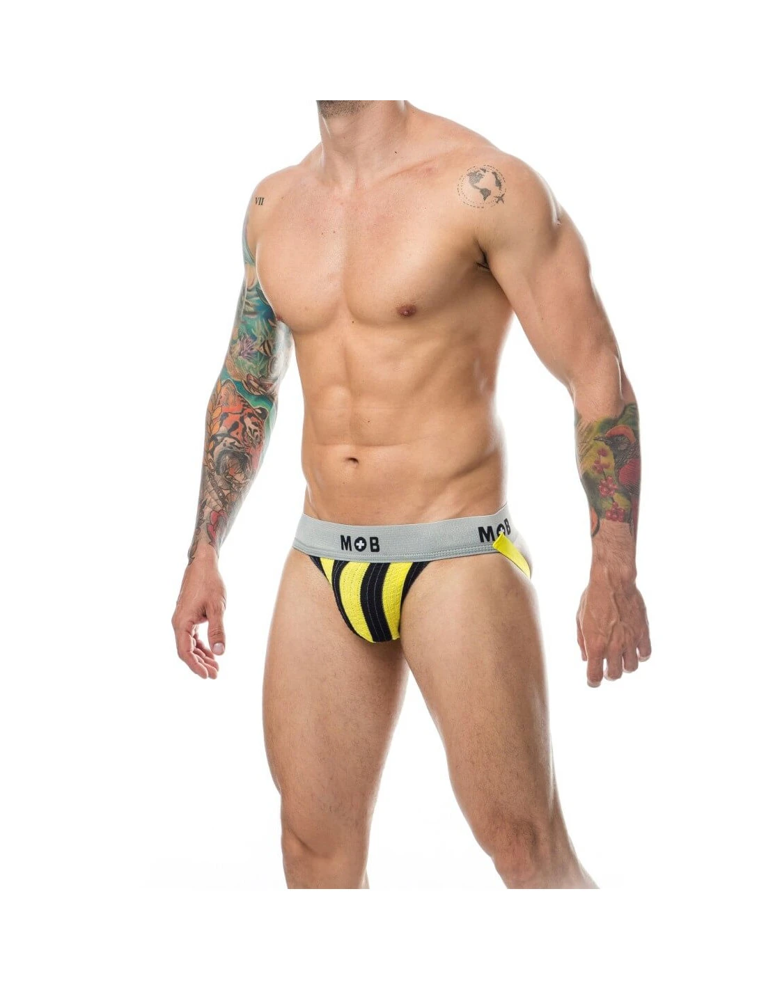MOB Stripe Classic Jock Yellow M - Afbeelding 6