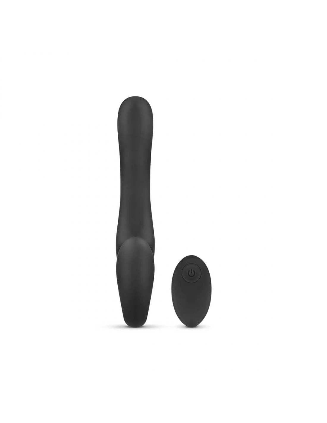 No-Parts Avery Strapless Strapon Vibrating Dildo 22 Cm Black - Afbeelding 4