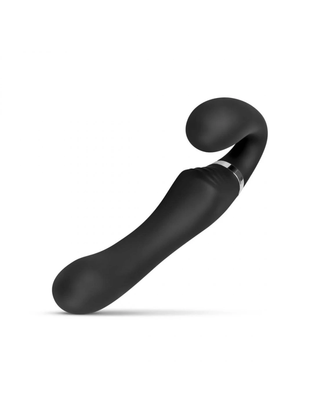 No-Parts Avery Strapless Strapon Vibrating Dildo 22 Cm Black - Afbeelding 7