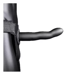 Ouch! Ouch Curved Hollow Strap-on 20 Cm Gun Metal