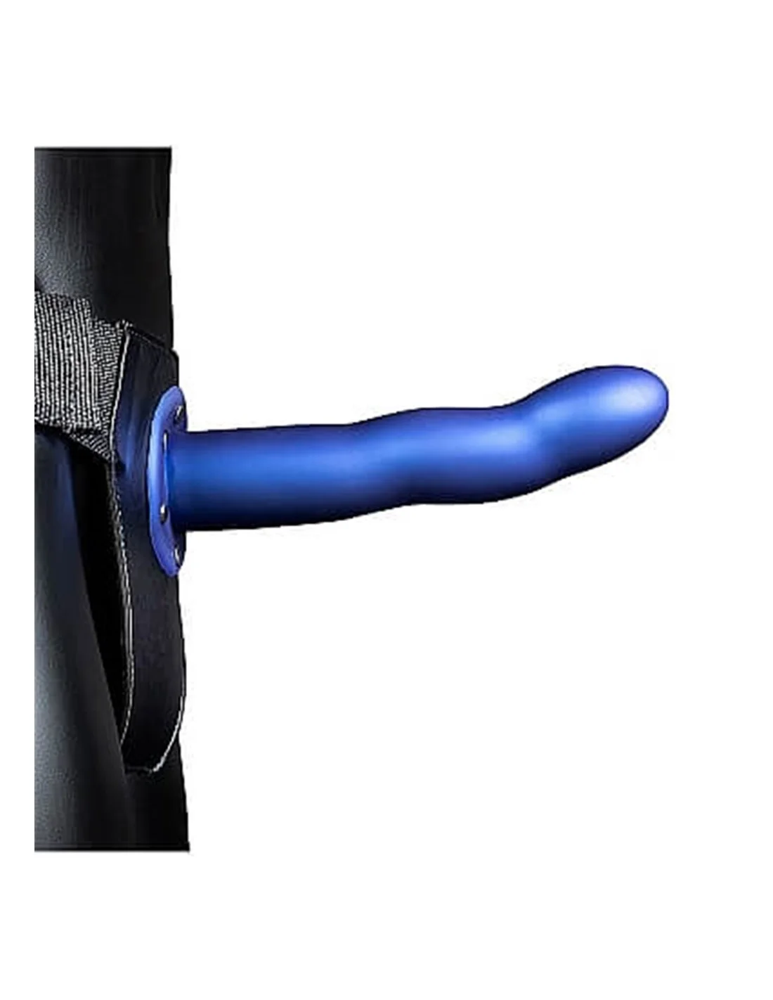 Ouch! Ouch Curved Hollow Strap-on 20 Cm Metallic Blue - Afbeelding 2