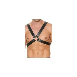 Ouch! OUCH Men S 1.75 Large Buckle Harness Black
