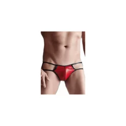 Regnes Fetish Planet Wetlook Men’s Briefs Red XL