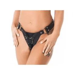 Rimba Zwart Voorbindslip Zonder Dildo