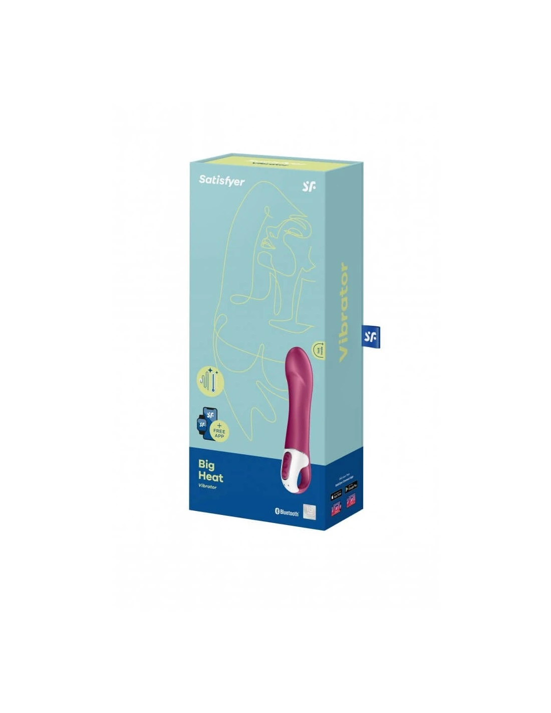 Satisfyer Big Heat Verwarmde G-spot Vibrator Berry - Afbeelding 8