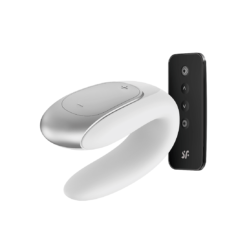 Satisfyer Double Fun Luxe Koppel Vibrator Wit