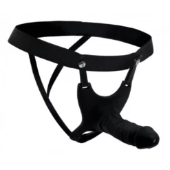 Size Matters Holle Strap-on Siliconen Dildo Met Harnas