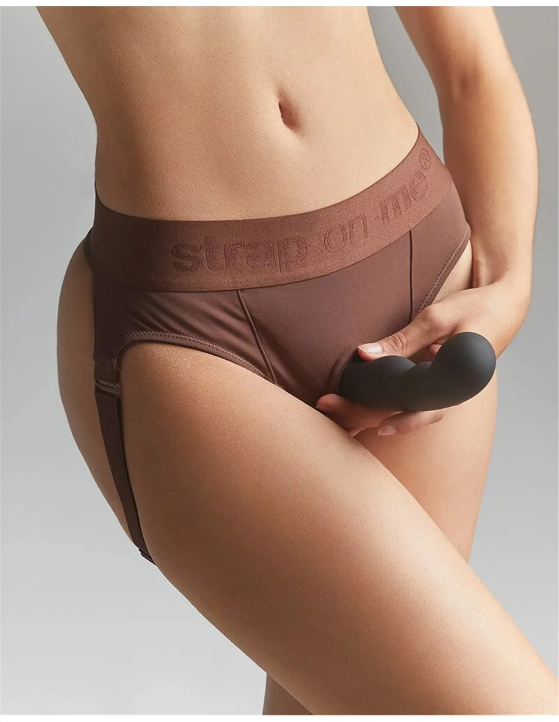 Strap-On-Me Harness Heroine Strap-on Harness Brown S - Afbeelding 3