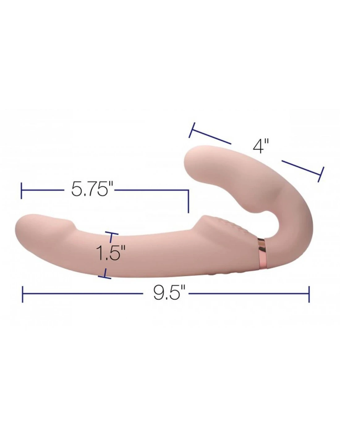 Strap U Evoke Opblaasbare En Vibrerende Strapless Strap-on Light - Afbeelding 3