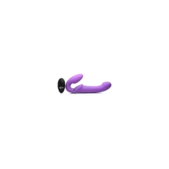 Strap U Strap-U G-Pulse Vibrerende Strapless Dildo Met Afstandsbediening Paars
